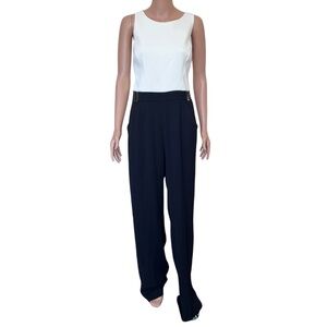 Ted Baker White and Black Jumpsuit